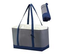 Grocery Shopping Bags | 16,54 x 10,24 x 10,63 Zoll Large Capacity Drawstring with Pockets | Reusable Heavy Duty Grocery Bags | For Home Apartment Outdoor Camping Fishing Picnic Market Shop Travel