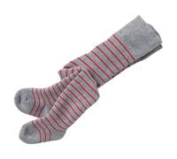 grödo Baby Strumpfhose Baumwolle (kbA) Frottee grau-geringelt Gr. 01