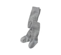 grödo Baby Strumpfhose Bio-Schurwolle Bio-Baumwolle grau-melange Gr.01