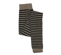 grödo Damen Leggings geringelt Bio Baumwolle Elasthan Nautic-Schattengrau-Geringelt 38/40