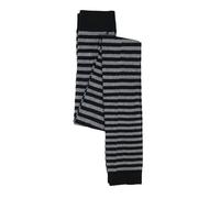 grödo Damen Leggings geringelt Bio Baumwolle Elasthan Schwarz-Grau-Geringelt 40/42
