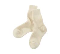grödo Dicke Kinder Socken Bio-Schurwolle natur Gr. 1