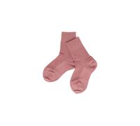 grödo Kinder Socken Bio-Schurwolle Feinstrick altrosa Gr. 1