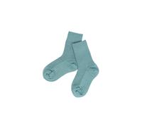grödo Kinder Socken Bio-Schurwolle Feinstrick antiqueblue Gr. 4