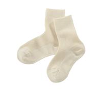grödo Kinder Socken Bio-Schurwolle Feinstrick natur Gr. 4