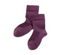 grödo Kinder Socken brombeer Gr.7-8