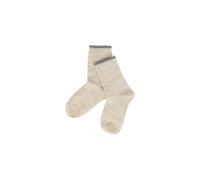 grödo Kinder Socken hellbraun-melange Gr. 5-6