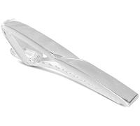 Grom Krawattenklammer/Krawattennadel 925er Sterling Silber gravurfähig