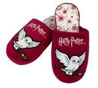 Groovy Uk Damen Hogwarts Hausschuhe, Gold/Burgunderrot, 38/40 EU, Burgunderrot