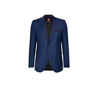 CG Sakko Herren Extra Slim Fit Reverskragen Woll-Stretch blau, 50