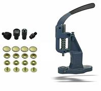 Große Auswahl ISTA TOOLS - Starter Set mit 50 Stück Gelb nickelfrei, 15mm Ring-Feder Rostfrei Druckknöpfe Grundmaterial Messing und nickelfrei -plus mit Hebelpresse -plus Druckknopfwerkzeug