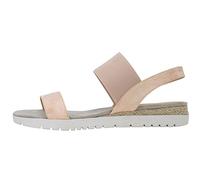 Große Damenschuhe Sandale Jana, modische Schuhe in Übergröße, Bequeme Sandale mit elastischem Band (44 EU, rosa)