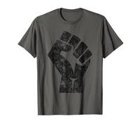Große erhobene Faust: Gruß der Einheit, der Solidarität, des Widerstands T-Shirt
