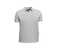 Poloshirt AHORN SPORTSWEAR, Herren, Gr. 6XL, grau, 80% Baumwolle, 20% Polyester, bestickt, normal, ohne Ausschnitt, Shirts, in klassischem Design (29109038-6XL) grau