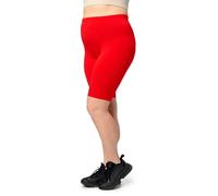 Große Größen Kurze Leggings aus Viskose MS10-450 Rot 6XL 6XL Rot