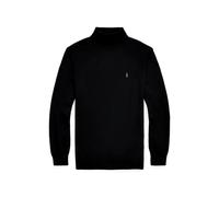Große Größen - Waschbarer Rollkragenpullover aus Wolle BIG 3X Black