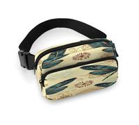 Große Hüfttasche mit verstellbarem Riemen, eine Gürteltasche für Hunde, lässige Tasche für Reisen, Sport, Laufen, Wandern, libelle, 20x13cm, Lässiger Tagesrucksack