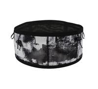 Große Kapazität Hüfttasche Laufgürtel Hüfttasche Outdoor Gym Sporttasche Lauftasche Sportgürtel für Radfahren Fitness, Schwarz und Weiß, Größe M