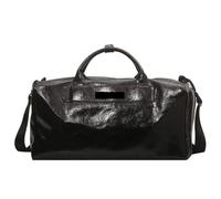 Große Leder-Fitness-Umhängetasche für Herren Herren Schulter Schwimmen PU Leder Fitness Sport Tasche Reise Große Kapazität Reisetasche(Black)