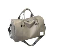 Große Leder-Fitness-Umhängetasche für Herren Ledertasche mit Schuhpaket for Männer und Frauen, Gepäck, Reisetasche, Sport, Fitnessstudio, Fitness, Handtasche, Herren-Umhängetasche(Grey)