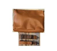 Große Leder-Fitness-Umhängetasche für Herren Weiche Leder Crossbody Fitness Tasche Herren Single Schultertasche Einfache Trendy(Light Brown (Brown Rhomboid+Belt))