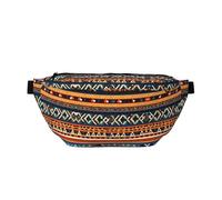 Große Outdoor-Sportgürteltasche mit afrikanischem Nationalmuster, Crossbody-Bauchtasche für Damen und Herren, Reisen, Workout, Hüfttasche