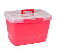 Hemline Organizer-Nähkästchen mit Spulenablage, Rose