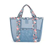 Große Strandtasche, Netztasche für die Aufbewahrung im Freien, Netztasche sandspielzeug für die Aufbewahrung von Muscheln am Strand, Badetasche für Toilettenartikeln, Beach Bag von Fitnessschwimmen.