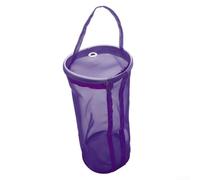 Große Stricktasche 31cm Hoch Nylon Reise Aufbewahrung(Purple large size) | Kompakt 13cm hoch, ideal für kurze Nadeln, Scheren, Maßband, schnell griffbereit, lila Design