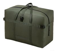 Große Tasche in Kabinengröße, 70 x 48 x 35 cm, robuste Oxford-Reisetasche für Urlaub, Gepäck, Schuhe, Ausrüstung, wasserabweisende Reisetasche, Schwarz , B, Faltbare Aufbewahrungstasche