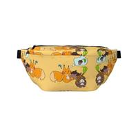 Große Umhängetasche mit Sonnenblumenkern-Eichhörnchen, Geschenke für Sport, Festival, Workout, Reisen, Laufen, Freizeit, Schwarz, Einheitsgröße, Schwarz , Einheitsgröße