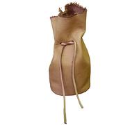 Großer Beutel aus echtem Leder, Vollnarbenleder - Lederbeutel, Ledersack, Geldbeutel, Talerbeutel als Accessoire für Mittelalter, LARP, Reenactment