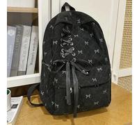 Großer Kapazität Damen Rucksack, minimalistisches Schleifen Design, vielseitig und modisch kompakter lässiger Cord Mama Tasche, geeignet für Studenten