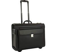 Großer Pilotenkoffer auf Rollen 50 cm Schwarz bei Bowatex