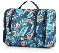 Großer Reise Kulturbeutel für Herren und Damen zum Aufhängen, Grün