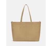 Großer Shopper aus Schafsleder braun