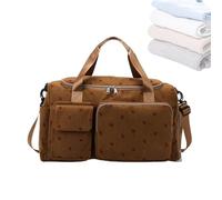Großkapazitätsklapp Reisetasche, erweiterbarer Duffel mit feuchtem Taschen- und Schuhefach, Largge Weekend Overnight für Frauen mit Fitnessstudio -Tasche bbag18.9x9.45x10,63 Zoll