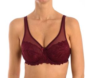 Großzügiger Bügel-BH 008H4 für Damen mit Mikro-Tüll-Detail EU 85B /UK 38B