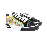 Ground Up Pokemon Youth Low-Top Sneakers - Pokemon Pumps für Jungen/Unisex, Schwarz, 28 EU