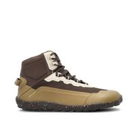 GROUNDIES All Terrain High 2.0 Herren Barfußstiefel - Strapazierfähige, wasserdichte Wanderschuhe für Outdoor-Abenteuer und urbanen Stil, Walnuss/Braun, 41 EU