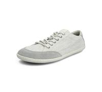 GROUNDIES Amsterdam Barefoot+ Sneaker für Damen - lässige Barfußschuhe für Damen mit breiter Zehenbox, neutralem Fußbett und rutschfester Zero Drop Außensohle, GRAU, 41.5 EU