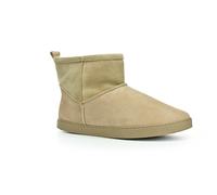 Groundies Cozy Boot Low Cappucino W Winterbarfußstiefel