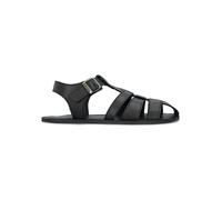 Groundies Leder-Barfußschuhe "Catania" in Schwarz - Größe 40 | Damen Sandalen
