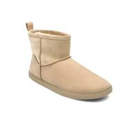 Groundies Leder-Barfußschuhe "Cozy Boot" in Beige - Größe 38 | Damen Stiefel