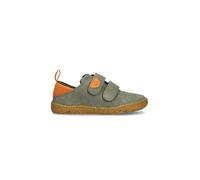 Groundies Leder-Barfußschuhe "Malmö" in Khaki - Größe 31 | Babysneakers