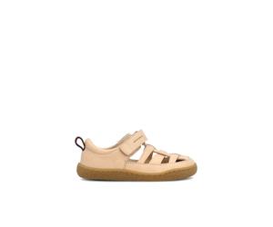 Groundies Leder-Barfußschuhe "Noto" in Beige - Größe 24 | Kindersandalen