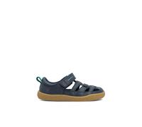 Groundies Leder-Barfußschuhe "Noto" in Dunkelblau - Größe 28 | Kindersandalen