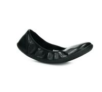 Groundies Ballerina Lily 3.0 – Barfuß-Leder – Damen Schwarz 39