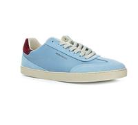 Groundies Sneaker Panama (Zero Drop, breite Zehenbox) hellblau/bordeauxrot Damen, Größe Euro (US) 41 (10)