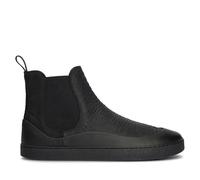 GROUNDIES® Sienna Women - Damen Barfußschuh/Barfuß-Stiefelette/Chelsea Boots (black/croco, EU Schuhgrößensystem, Erwachsene, Numerisch, M, 39)